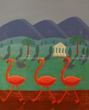 Jonas Fredén - Flamingos in the mountains