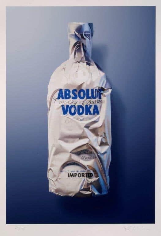 Yrjö Edelmann - Litografi - Absolut Vodka