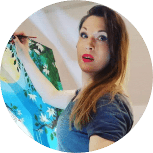 Josefina Wendel Carlsson profilbild målar rund