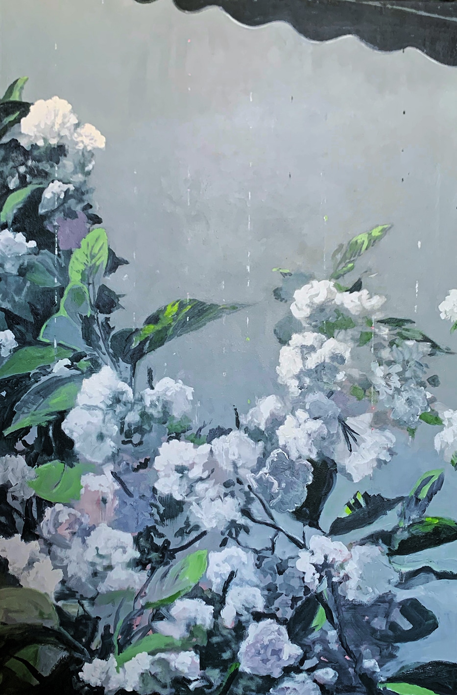 Joakim Allgulander - Cherry blossom köpa konst oljemålning.