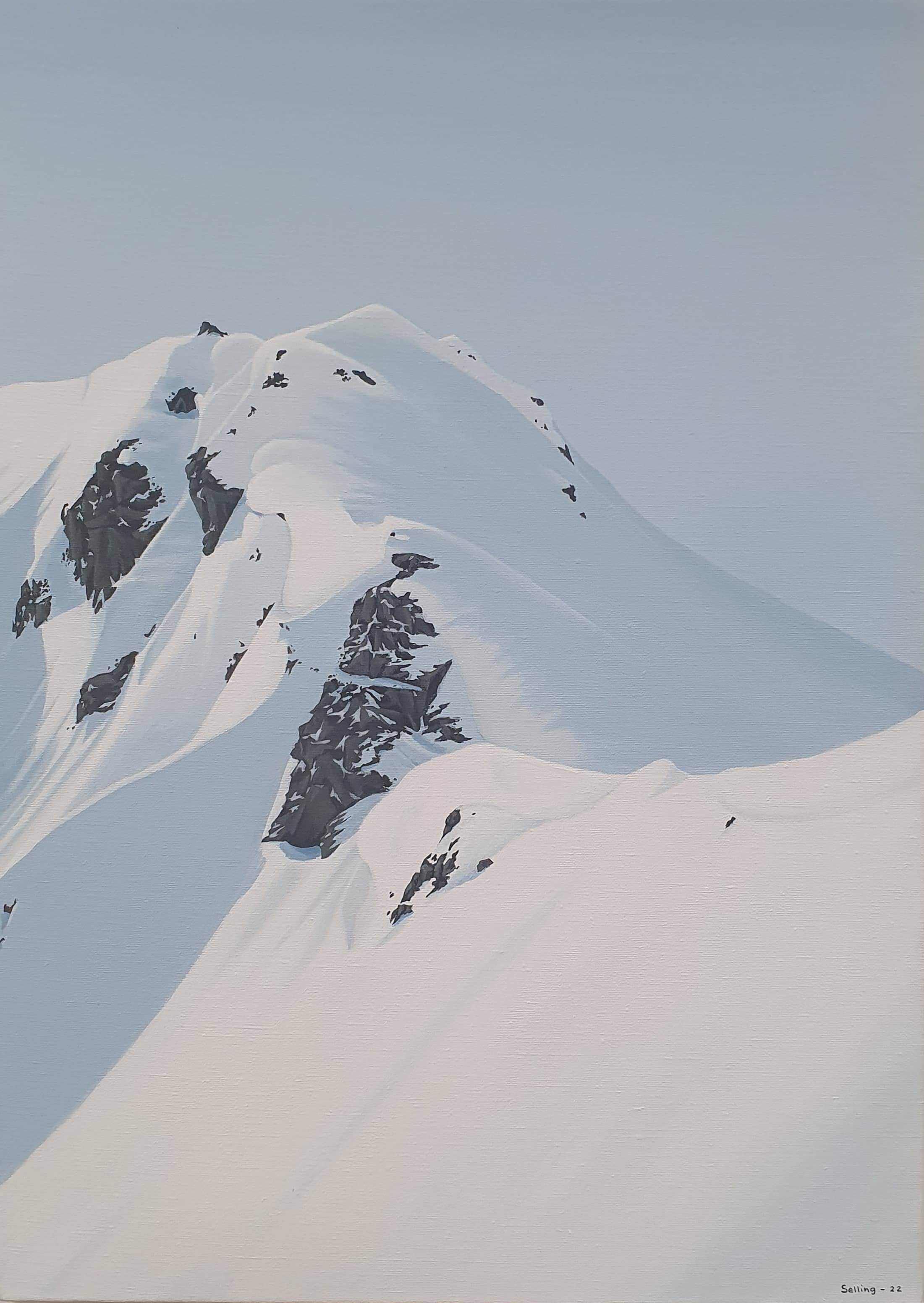 Peter Selling - Mountaintop köpa konst oljemålning.