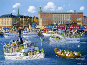 Bert Håge Häverö - Slottet köpa konst tavlor på Galleri Stockholm.
