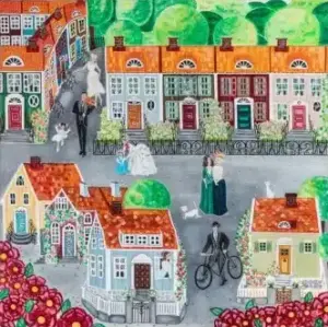 Zumreta Pozder - Sakta Vi Gå Genom Stan - Grafiskt Blad - Slutsåld