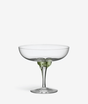 Köp Konst av Åsa Jungnelius - Sugar dandy coupe champagneglas grön 32cl