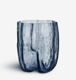 Köp Konst av Åsa Jungnelius - Crackle vas cirkulärt glas 270mm