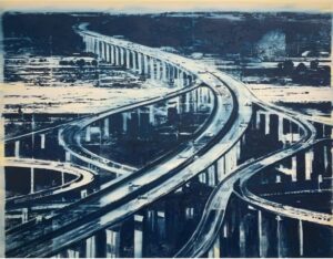 Joakim Allgulander - Motorway - Oljemålning
