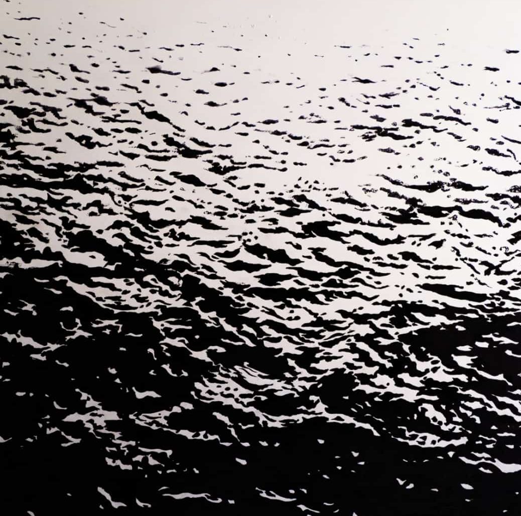 Joakim Allgulander - Black Ocean - Akrylmålning