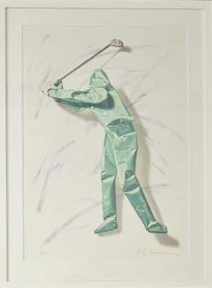 Yrjö Edelmann - Golfaren - Grafiskt Blad