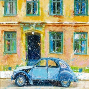 Maria Larkman - Citroen på St Paulsgatan - Mixed Media