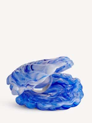 Åsa Jungnelius - Mother of Pearl blå - Glaskonst