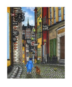 Stefan Wentzel - Världen kan vara stor ibland. (Gamla stan) – Grafiskt Blad