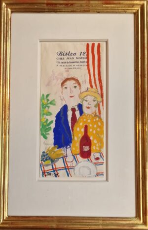 Lennart Jirlow - Krognota - Originalmålning