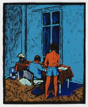Siri Carlén - Blue Hour - Litografi