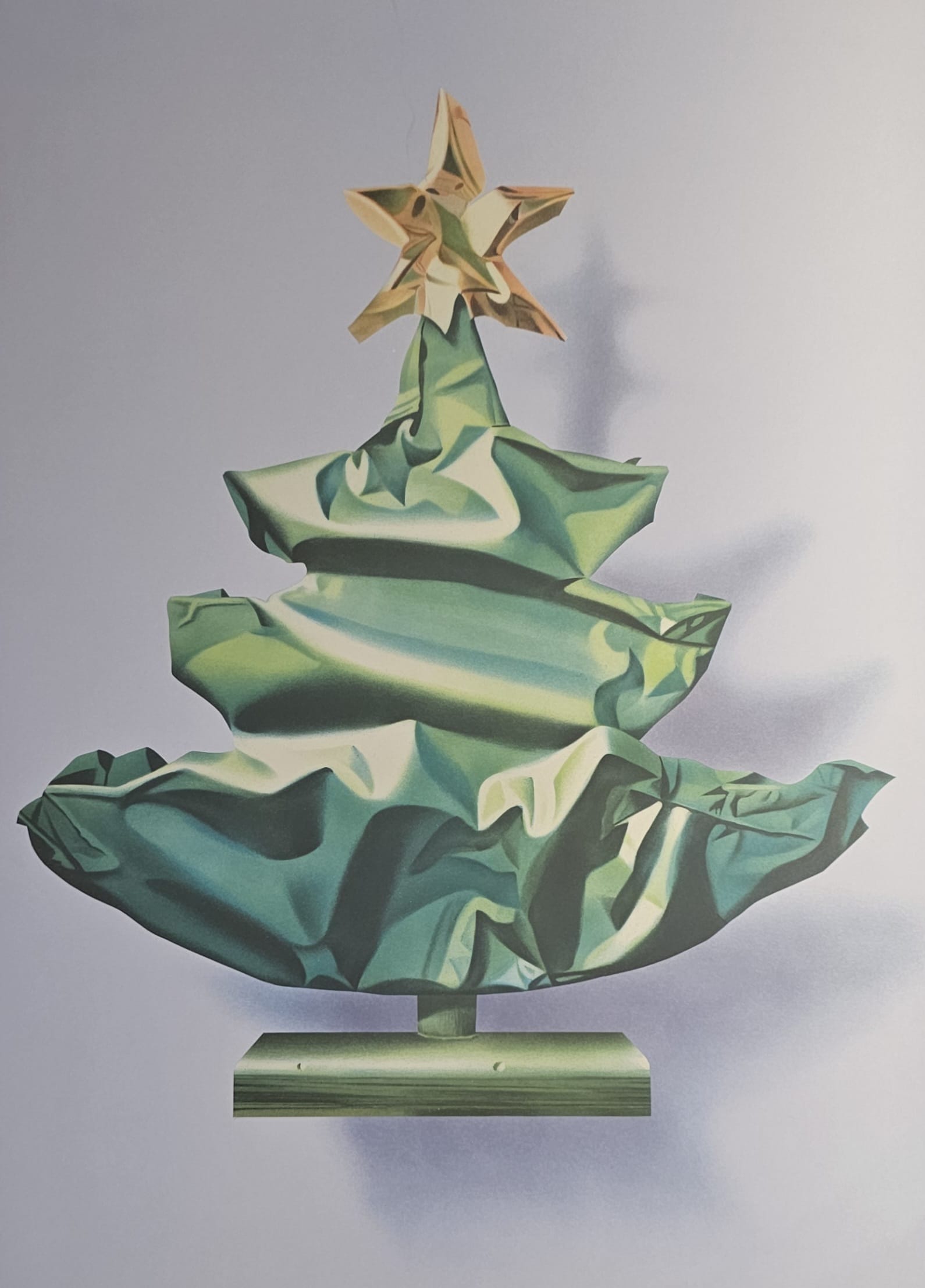 Yrjö Edelmann - Julgran - Litografi