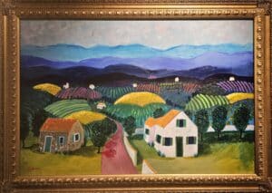 Anders Hultman - Sommardag i Provence - Oljemålning