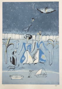 Madeleine Pyk - Nocturne - Litografi