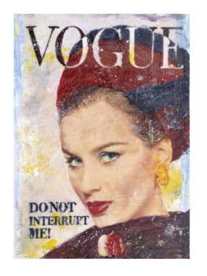 Maria Larkman - Vouge Dont interrupt me - Grafiskt Blad