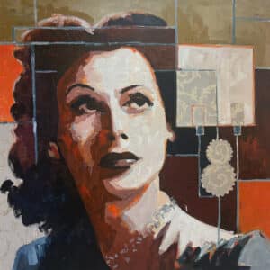 Catrine Näsmark - Hedy Lamarr - Mixed Media