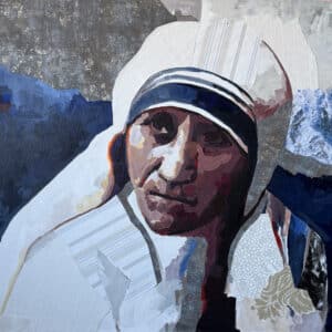 Catrine Näsmark - Moder Theresa - Mixed Media