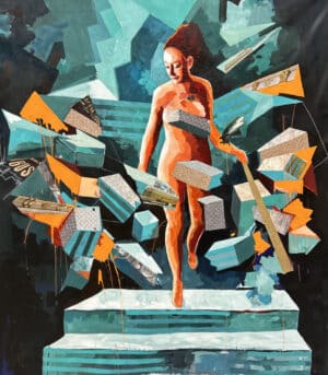 Catrine Näsmark - det blir bättre med tiden - Mixed Media