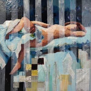 Catrine Näsmark - här ligger jag och gör INGENTING - Mixed Media