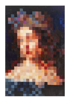 Catrine Näsmark - Drottning Josefina - Grafiskt Blad