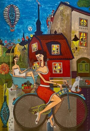 Angelica Wiik - Söderdröm - Litografi