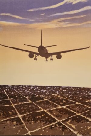 Joakim Allgulander - Landing - Litografi