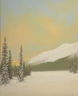 Peter Selling - Gryning - Akrylmålning