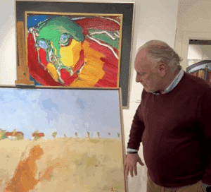 Anders Palmér visar konstverk på GalleriStockholm.se