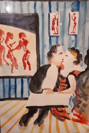 Peter Dahl - Dansen - Originalmålning