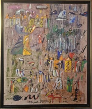 Madeleine Pyk - Midsomar i Istanbul - Oljemålning