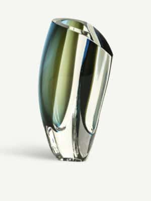 Göran Wärff - Mirage vas blå/brun GW - Glaskonst