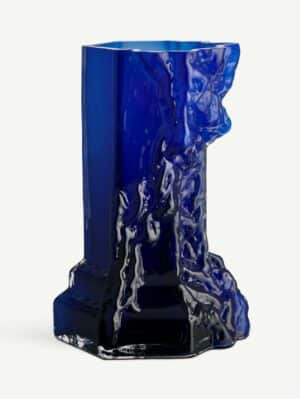 Hanna Hansdotter - Rocky Baroque vas deep blue 35cm - Glaskonst