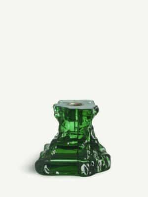 Hanna Hansdotter - Rocky Baroque ljusstake smaragdgrön mm - Glaskonst