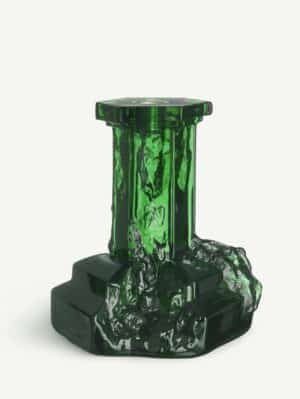 Hanna Hansdotter - Rocky Baroque ljusstake smaragdgrön mm - Glaskonst