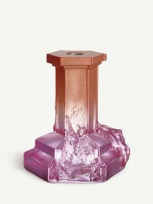 Hanna Hansdotter - Rocky Baroque ljusstake spicy rose mm - Glaskonst