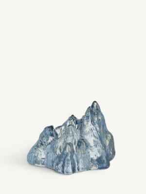 Hanna Hansdotter - The Rock ljuslykta ice blue mm - Glaskonst