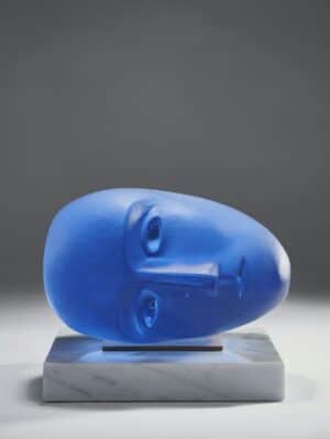 Bertil Vallien - Head first resting - Glaskonst