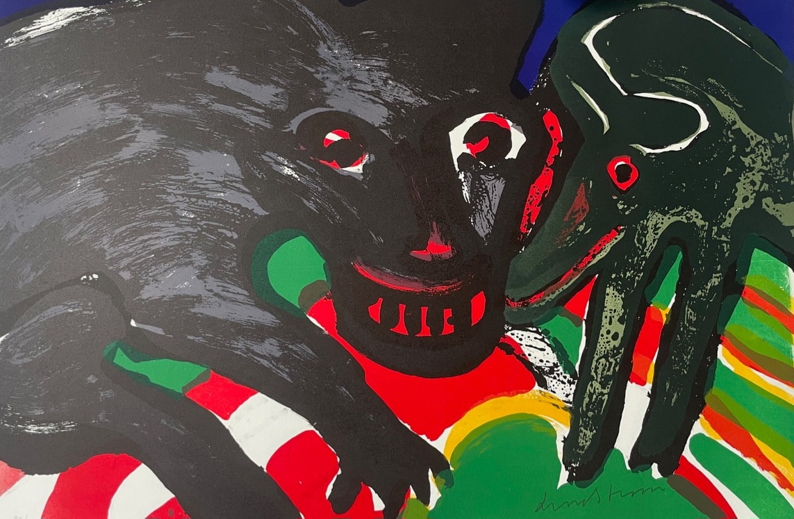 Bengt Lindström - Vargarna - Litografi