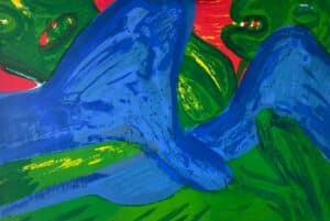 Bengt Lindström - Fällan & Jättarna - Litografi