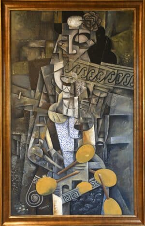 Anders Thomasson - Woman with maracas - Oljemålning