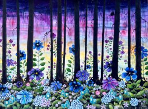 Josefina Wendel Carlsson - In the evening hours - Akvarell