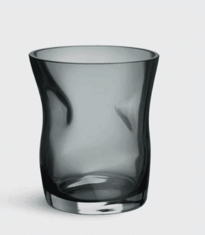 Lena Bergström - Squeeze tulpanvas blågrå 180mm - Glaskonst