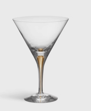 Erika Lagerbielke - Intermezzo martiniglas guld 25cl 2-pack - Glaskonst
