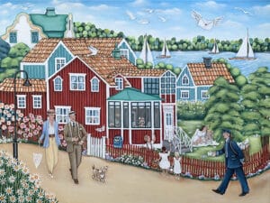 Zumreta Pozder - Sommarpost - Akrylmålning