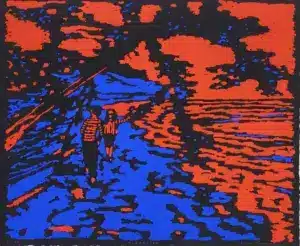 Siri Carlén - Tidvatten - Serigrafi